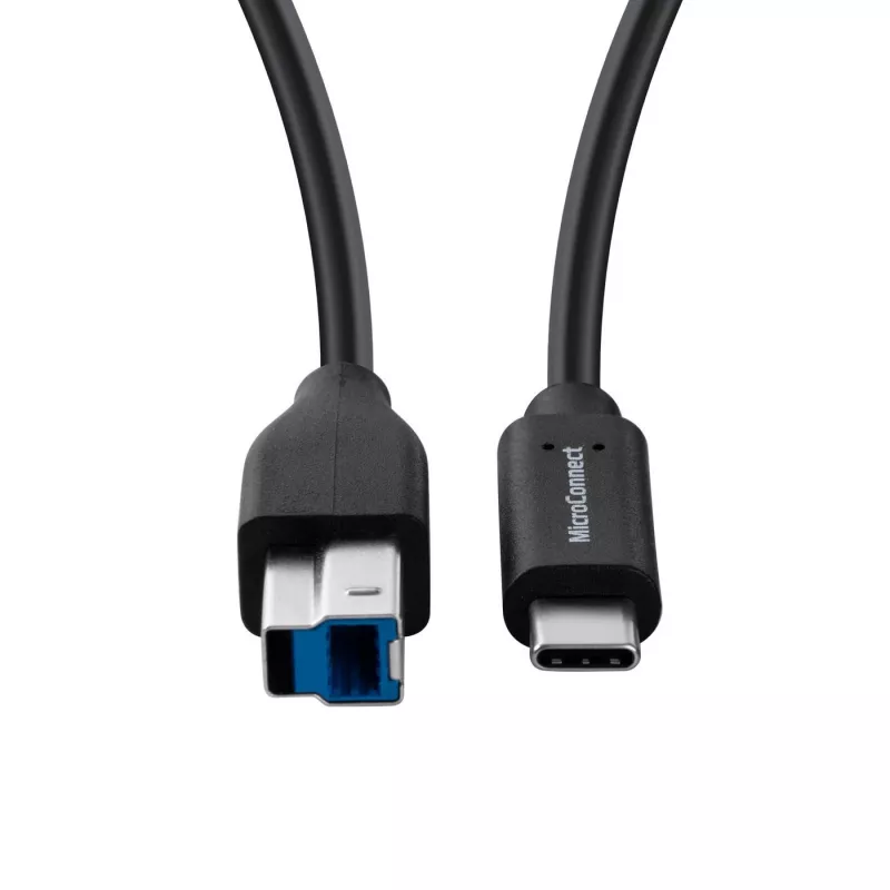 USB kabelis Microconnect USB3.1CB2 1,8m USB C USB B 5 Gbit/s Juoda