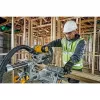 Kampinis pjūklas DeWALT DWS727-QS, stacionarus sudėtinis kampinis pjūklas, svoris 22 kg, aukštis 460 mm