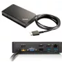 Lenovo 03X6296 nešiojamojo kompiuterio dokas/portų replikatorius laidinis OneLink+ juodas