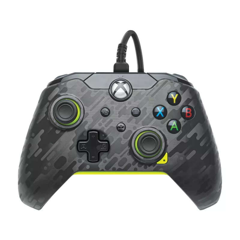 PDP laidinis valdiklis: Electric Carbon - Xbox Series X|S, Xbox One, Xbox, Windows 10/11