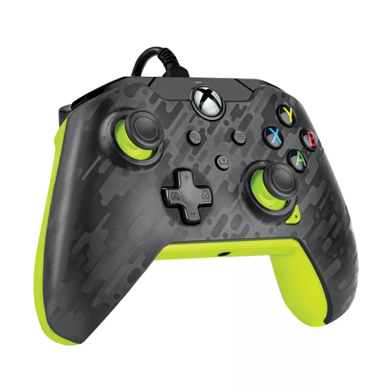 PDP laidinis valdiklis: Electric Carbon - Xbox Series X|S, Xbox One, Xbox, Windows 10/11