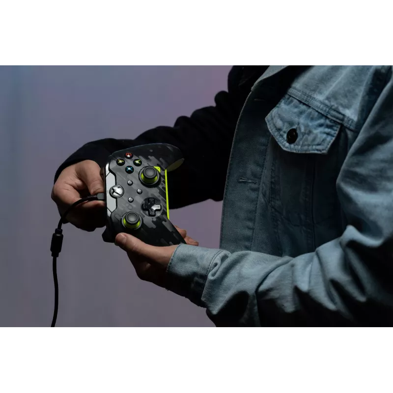 PDP laidinis valdiklis: Electric Carbon - Xbox Series X|S, Xbox One, Xbox, Windows 10/11