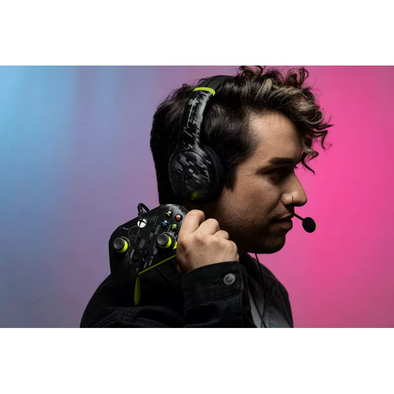 PDP laidinis valdiklis: Electric Carbon - Xbox Series X|S, Xbox One, Xbox, Windows 10/11