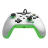 Žaidimų pultelis PDP Wired Controller Neon White, skirtas Xbox Series X|S, Xbox One, Xbox, Windows 10/11, USB-C, 2,43 m laidas
