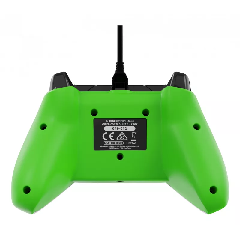Žaidimų pultelis PDP Wired Controller Neon White, skirtas Xbox Series X|S, Xbox One, Xbox, Windows 10/11, USB-C, 2,43 m laidas