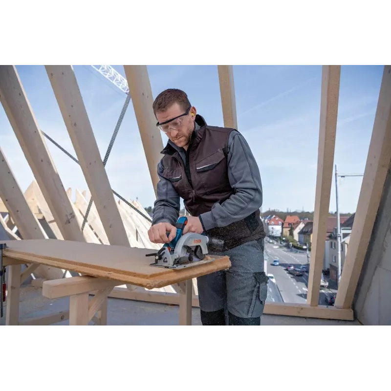 Bosch GKS 18V-57-2 L PROFESSIONAL 16.5 cm juoda, mėlyna, sidabrinė 5000 aps./min