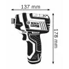 Bosch GDR 12V-105 Professional 1/4 col. 2600 aps./min. 105 N⋅m juoda, mėlyna