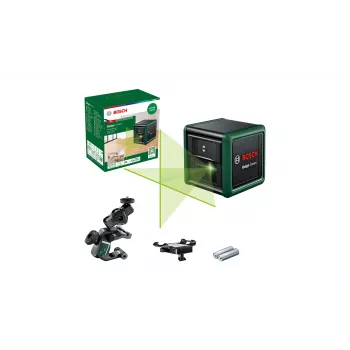 Linijinis nivelyras Bosch Quigo Green 12 m veikimo nuotolis 0,6 mm/m tikslumas