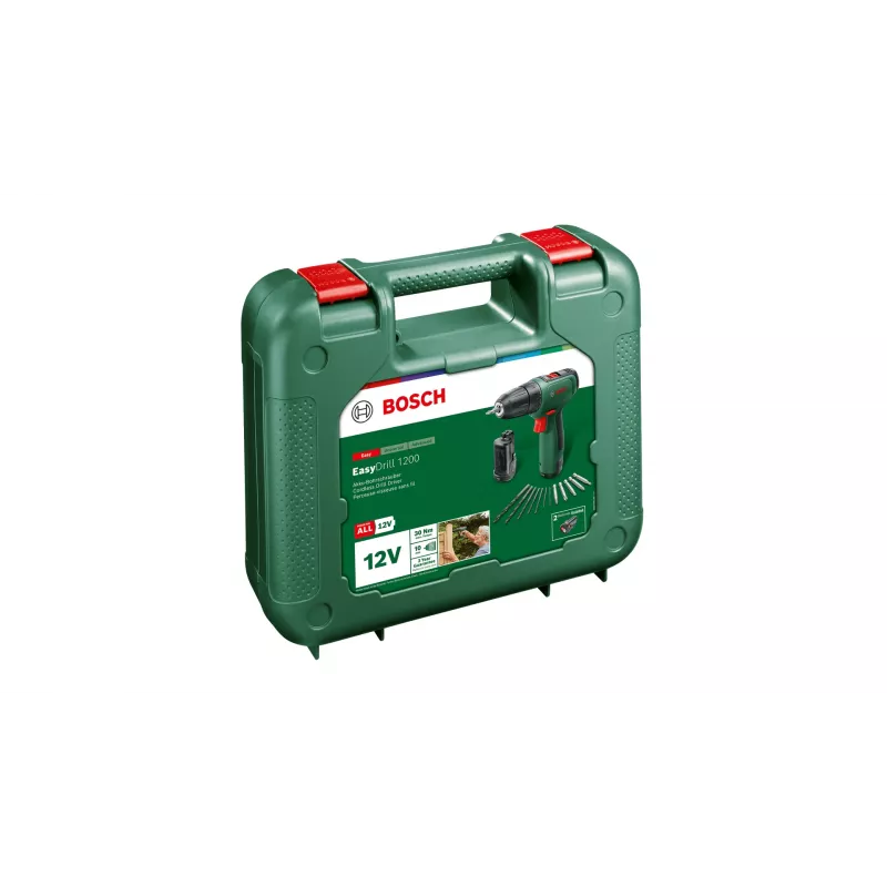 Bosch EasyDrill 1200 1500 RPM be raktelio 940 g juoda, žalia