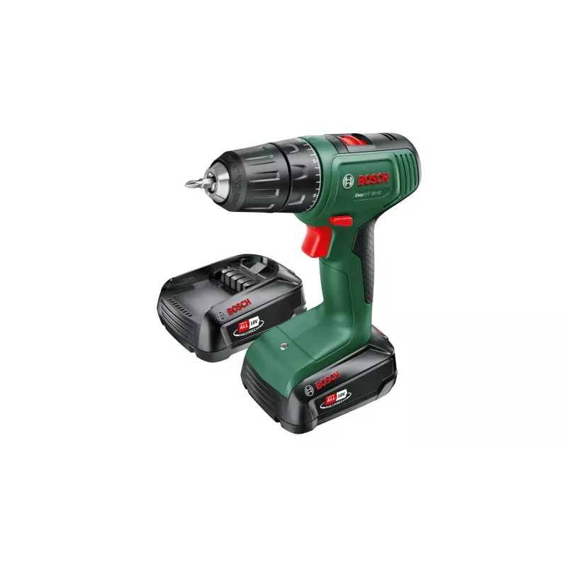 Bosch Easy Drill 18V-40 1630 RPM beraktis 1,3 kg juoda, žalia