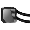 „All-in-one“ skysčio aušintuvas ANTEC SYMPHONY 240 — 120 mm ventiliatoriai, juodas, palaiko AM4/LGA1700