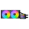 „All-in-one“ skysčio aušintuvas ANTEC SYMPHONY 240 — 120 mm ventiliatoriai, juodas, palaiko AM4/LGA1700