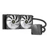 „All-in-one“ skysčio aušintuvas ANTEC SYMPHONY 240 — 120 mm ventiliatoriai, juodas, palaiko AM4/LGA1700