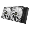 „All-in-one“ skysčio aušintuvas ANTEC SYMPHONY 240 — 120 mm ventiliatoriai, juodas, palaiko AM4/LGA1700