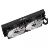 „All-in-one“ skysčio aušintuvas ANTEC SYMPHONY 240 — 120 mm ventiliatoriai, juodas, palaiko AM4/LGA1700