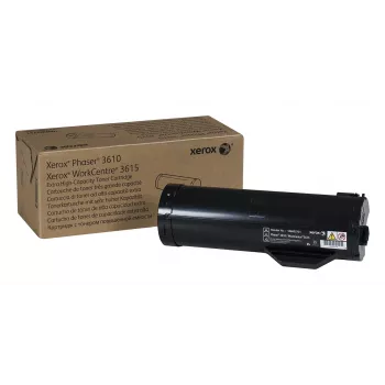 Xerox Genuine Phaser® 3610, WorkCentre® 3615 juodos spalvos itin didelės talpos dažų kasetė (25 300 puslapių) – 106R02731