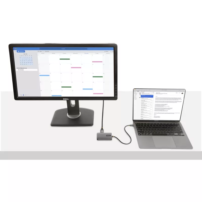 StarTech.com USB C vaizdo adapteris, USB C į HDMI DVI VGA adapteris, iki 4K 60Hz, aliuminis, daugiaportis vaizdo ekrano adapteris, suderinamas su Thunderbolt 3 / 4, USB Type C kelioninis adapteris