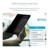 StarTech.com 4 krypčių privatumo ekranas 11 colių iPad Pro, skirtas vertikaliam / horizontaliam orientavimui, palaiko lietimą, +/- 30° matymo kampas, blokuoja iki 51 % mėlynos šviesos, anti-glare