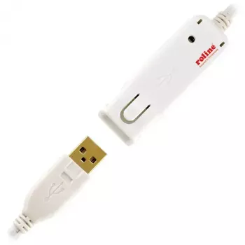 USB 2.0 aktyvus kartotuvo kabelis ROLINE 12.04.1085 12 m