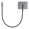 StarTech.com USB-C vaizdo adapteris, USB-C į HDMI/VGA universaliadapteris, 3,5 mm garso lizdas, 4K 60Hz HDR, 100W PD pralaidumas, suderinamas su Thunderbolt 3/4 – USB-C kelioninis ekrano adapteris
