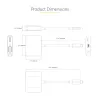 StarTech.com USB-C vaizdo adapteris, USB-C į HDMI/VGA universaliadapteris, 3,5 mm garso lizdas, 4K 60Hz HDR, 100W PD pralaidumas, suderinamas su Thunderbolt 3/4 – USB-C kelioninis ekrano adapteris