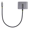 StarTech.com USB-C vaizdo adapteris, USB-C į HDMI/VGA universaliadapteris, 3,5 mm garso lizdas, 4K 60Hz HDR, 100W PD pralaidumas, suderinamas su Thunderbolt 3/4 – USB-C kelioninis ekrano adapteris