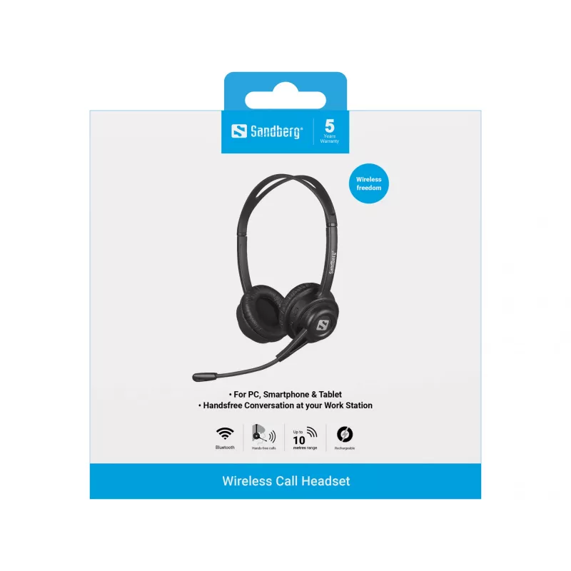 Laisvų rankų įranga Sandberg Wireless Call Headset