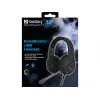 Ausinės SANDBERG BossBlaster USB — laidinės žaidimų ausinės, 20–20000 Hz, 2 m laidas, 240 g, juodos