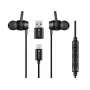 Ausinės Sandberg USB-C/A į ausis dedamos ausinės su linijiniu mikrofonu