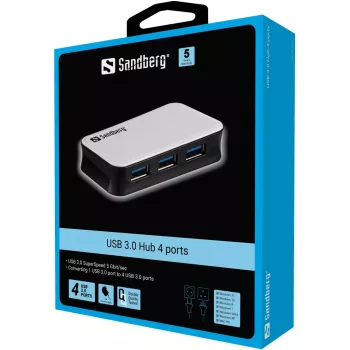 Sandberg USB 3.0 Hub 4 portai
