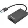 Sandberg USB 3.0 į HDMI keitiklis, juodas, pasyvus vaizdo keitiklis