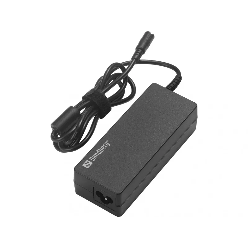 Nešiojamojo kompiuterio kintamosios srovės adapteris Sandberg 90W EU+UK įvestis 100-240V juodas