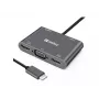 Sandberg USB-C dokas 2xHDMI+1xVGA+USB+PD