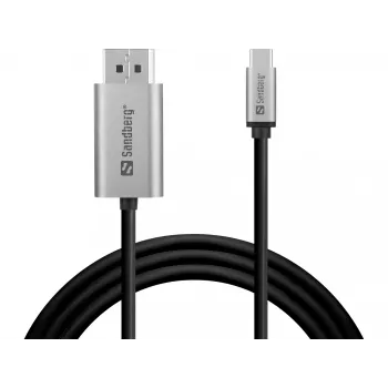 Sandberg USB-C į DisplayPort kabelis 2M USB Type-C DisplayPort 2m