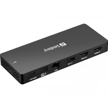 Sandberg USB-C 13in1 DockingStation Pro Laidinė USB 3.2 Gen 1 Type-C