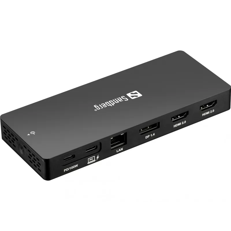 Sandberg USB-C 13in1 DockingStation Pro Laidinė USB 3.2 Gen 1 Type-C