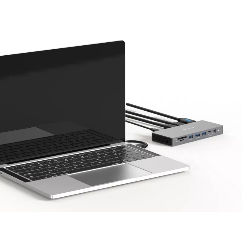 Sandberg USB-C 13in1 DockingStation Pro Laidinė USB 3.2 Gen 1 Type-C