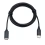 Jabra Link ilginimo laidas: USB-C į USB-C, 1,2 m, USB C, USB C, juoda