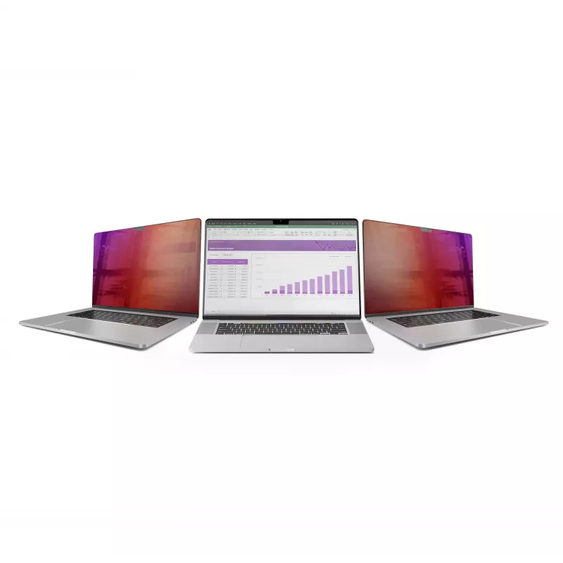StarTech.com 14 colių MacBook Pro 21/23 privatumo ekranas, auksinis filtras su sustiprintu privatumu, kompiuterio apsauginis skydas, dvipusis ekrano apsauga, +/- 30 laipsnių