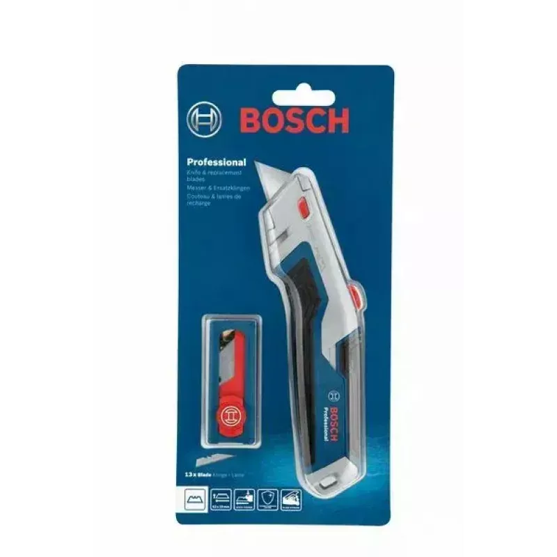 Universalus peilis Bosch 1 600 A02 7M5 mėlynas su skutimosi peiliuku 6,3 cm