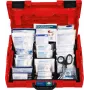 Pirmosios pagalbos rinkinys Bosch 1600A02X2R — DIN reikalavimus atitinkantis rinkinys L-BOXX 102 dėžėje, raudona