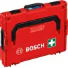 Pirmosios pagalbos rinkinys Bosch 1600A02X2R — DIN reikalavimus atitinkantis rinkinys L-BOXX 102 dėžėje, raudona