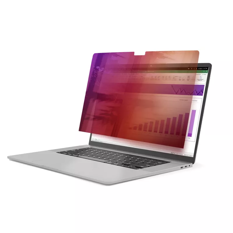 StarTech.com 16-inch MacBook Pro 21/23 privatumo ekranas, auksinis filtras su sustiprinta privatumo apsauga, kompiuterio apsauginis skydas, dvipusis ekrano apsauga, +/- 30°