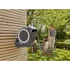 Prie sienos montuojama žarna Garden RollUp Automatic Juoda Pilka