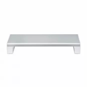 StarTech.com ergonominis monitoriaus stovas, iki 33 svarų/15 kg, fiksuotas aukštis 3,5 col./9 cm, stalinio kompiuterio monitoriaus/nešiojamojo kompiuterio stovas, plieninė platforma, greitas surinkimas, optimizuojantis darbo stalo erdvę
