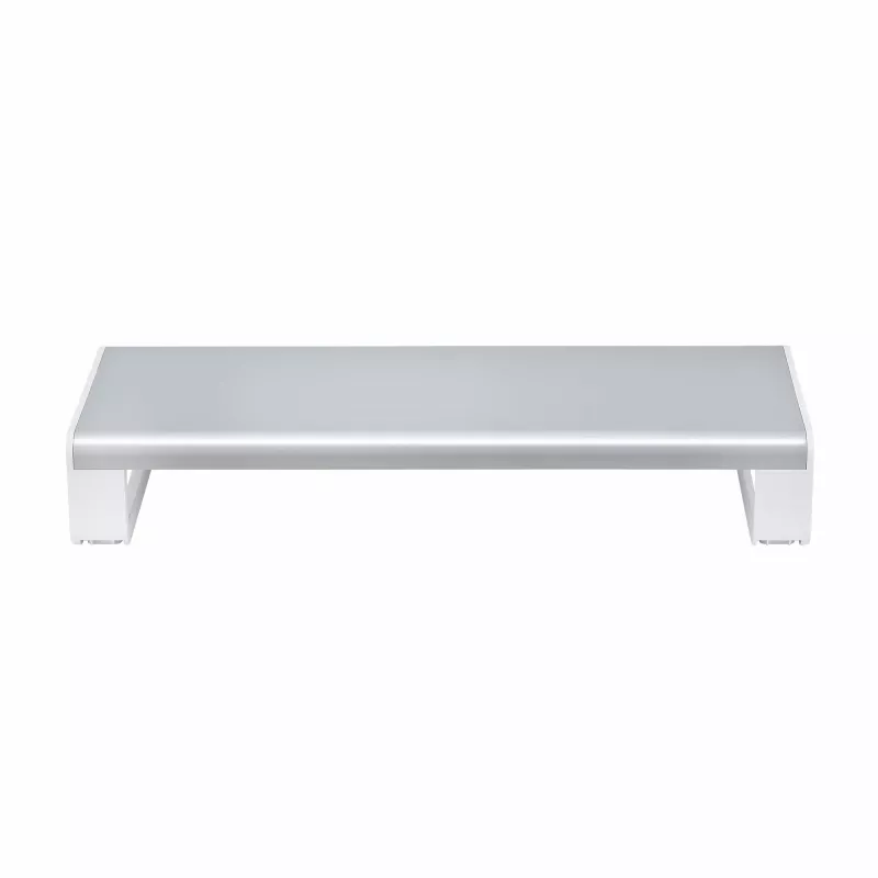 StarTech.com ergonominis monitoriaus stovas, iki 33 svarų/15 kg, fiksuotas aukštis 3,5 col./9 cm, stalinio kompiuterio monitoriaus/nešiojamojo kompiuterio stovas, plieninė platforma, greitas surinkimas, optimizuojantis darbo stalo erdvę