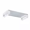 StarTech.com ergonominis monitoriaus stovas, iki 33 svarų/15 kg, fiksuotas aukštis 3,5 col./9 cm, stalinio kompiuterio monitoriaus/nešiojamojo kompiuterio stovas, plieninė platforma, greitas surinkimas, optimizuojantis darbo stalo erdvę