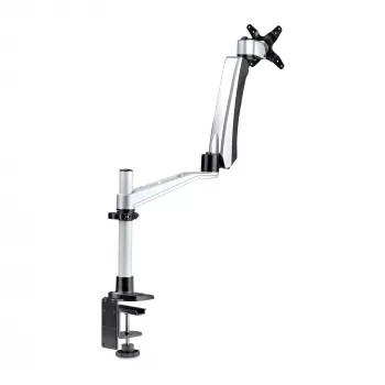 StarTech.com Monitoriaus stalinis laikiklis 27 inch 16:9 arba 30 inch 21:9 itin plačiams ekranams, VESA 75x75/100x100, berankiai alkūnės reguliavimai, C spaustuvas/anga, spyruoklinis alkūnės mechanizmas