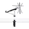 StarTech.com Monitoriaus stalinis laikiklis 27 inch 16:9 arba 30 inch 21:9 itin plačiams ekranams, VESA 75x75/100x100, berankiai alkūnės reguliavimai, C spaustuvas/anga, spyruoklinis alkūnės mechanizmas