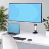 StarTech.com Monitoriaus stalinis laikiklis 27 inch 16:9 arba 30 inch 21:9 itin plačiams ekranams, VESA 75x75/100x100, berankiai alkūnės reguliavimai, C spaustuvas/anga, spyruoklinis alkūnės mechanizmas